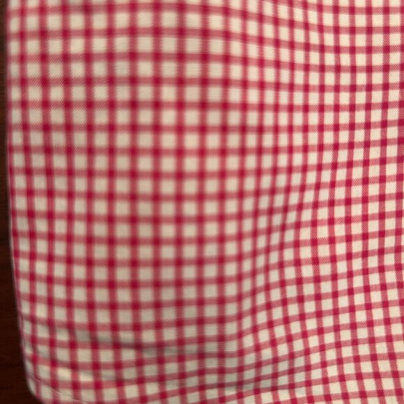 Ralph Lauren Mens Classic Fit Short Sleeve Button Down Shirt  Red Check sz XL - Picture 2 of 6